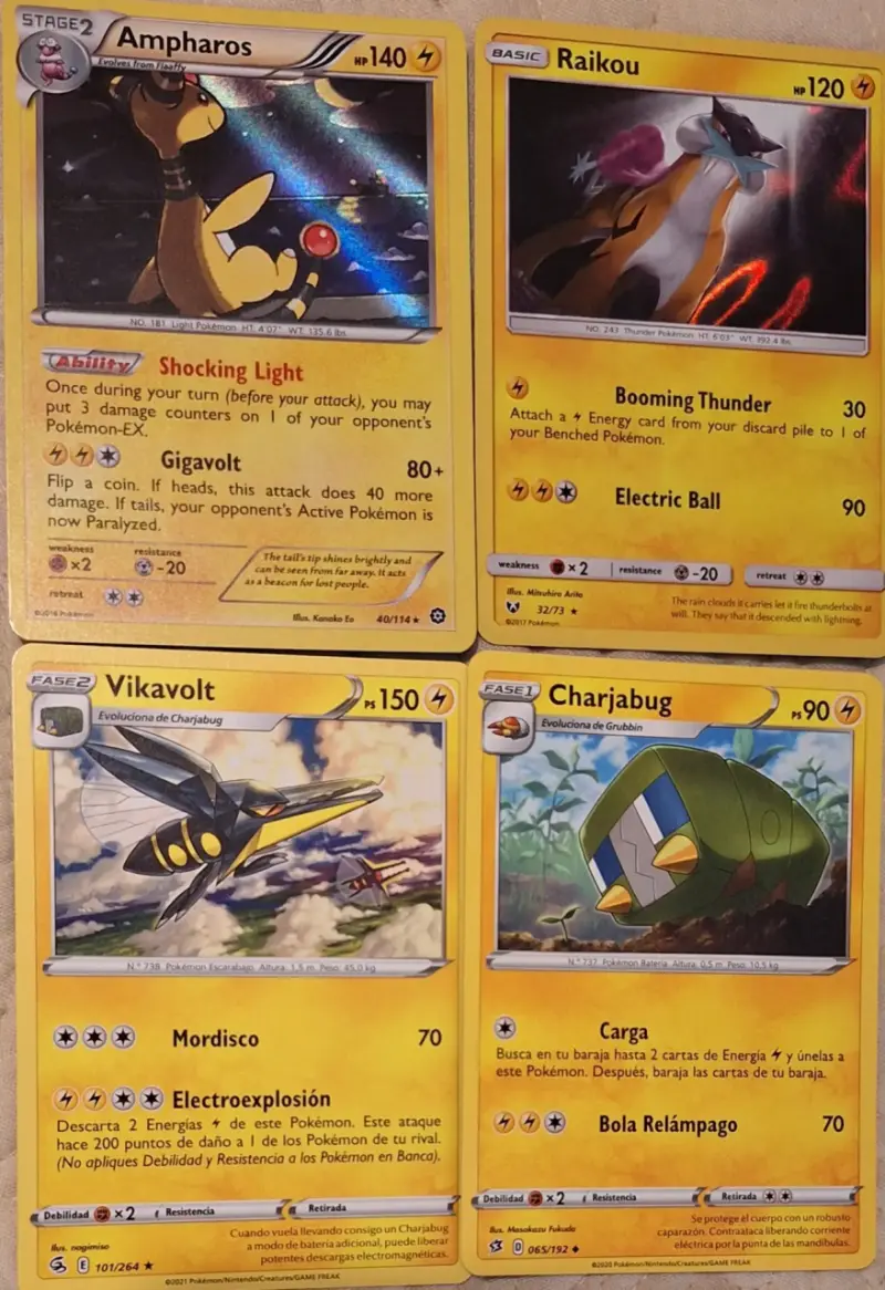 Cartas Pokémon Morpeko y Pikachu - 2