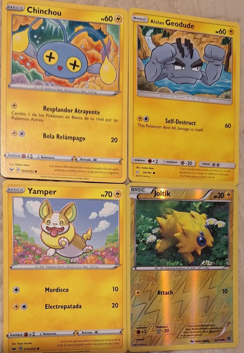 Cartas Pokémon Morpeko y Pikachu - 3