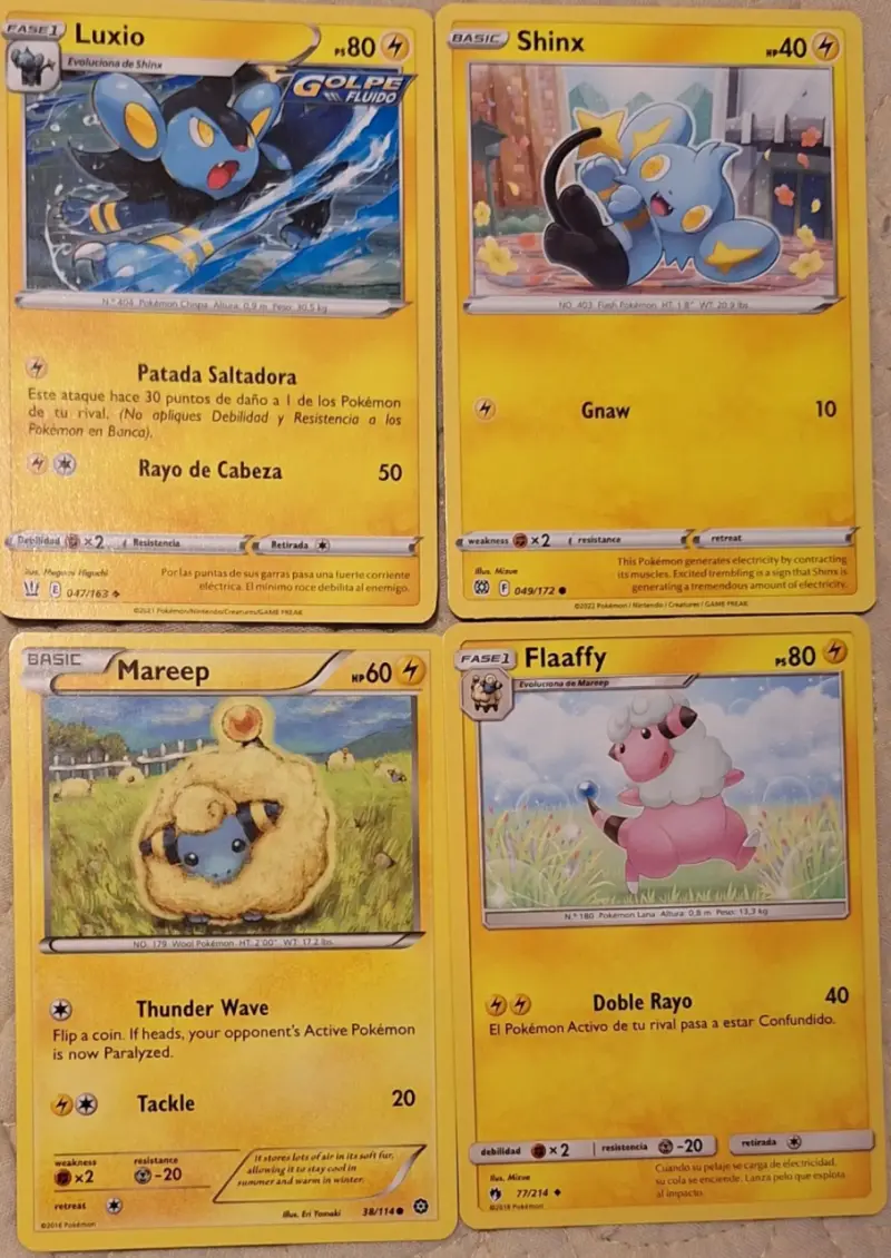 Cartas Pokémon Morpeko y Pikachu - 5