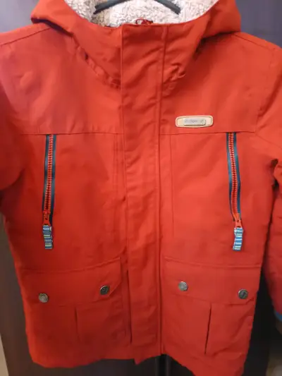 Chaqueta impermeable niño terracota - miniatura 4