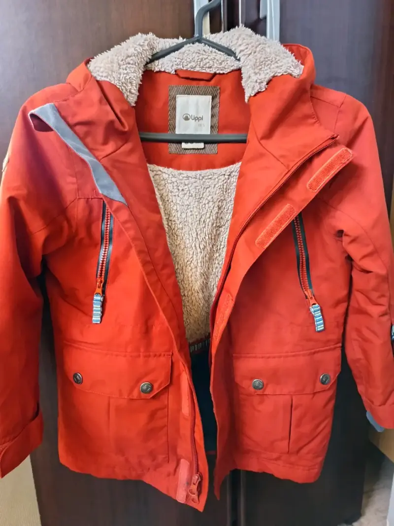 Chaqueta impermeable niño terracota - 5