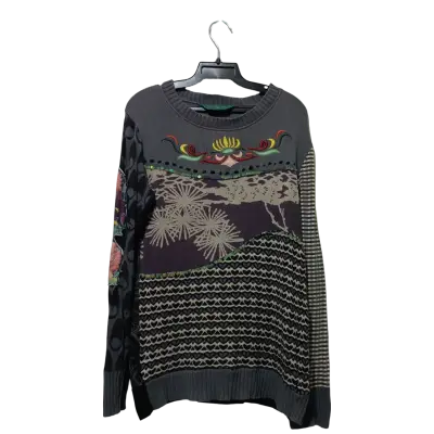 Suéter de diseño único multicolor Desigual - miniatura 2