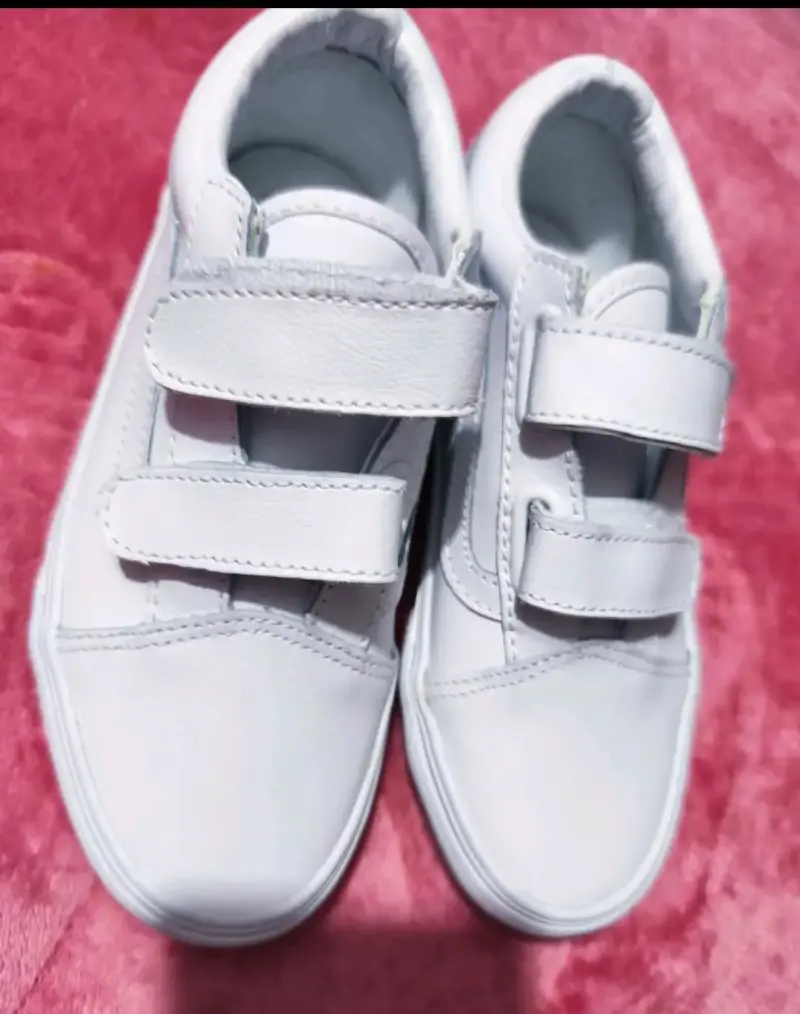 Zapatillas Vans Old Skool Blancas Niño - 3