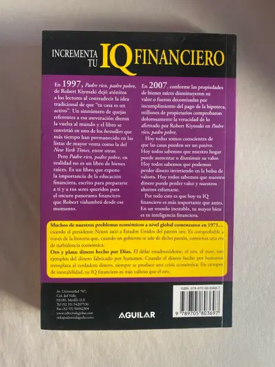 Libro Incrementa tu IQ Financiero de Kiyosaki - miniatura 2