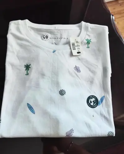 Polera blanca estampada Aeropostale - miniatura 1