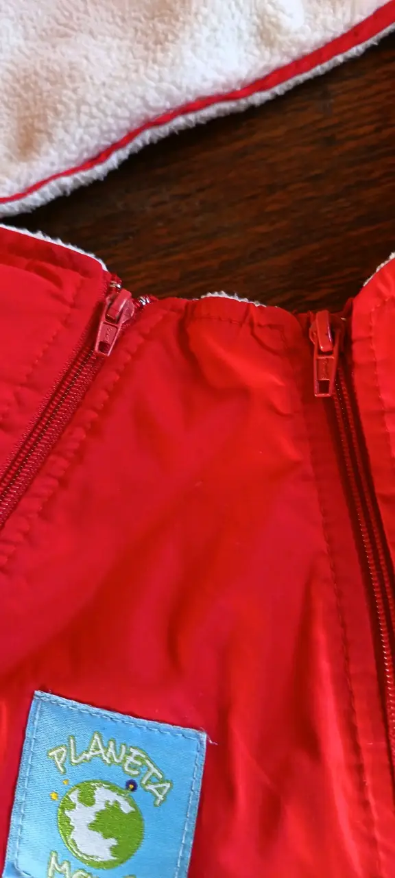 Capa porta bebé roja Planeta Mamá - 4