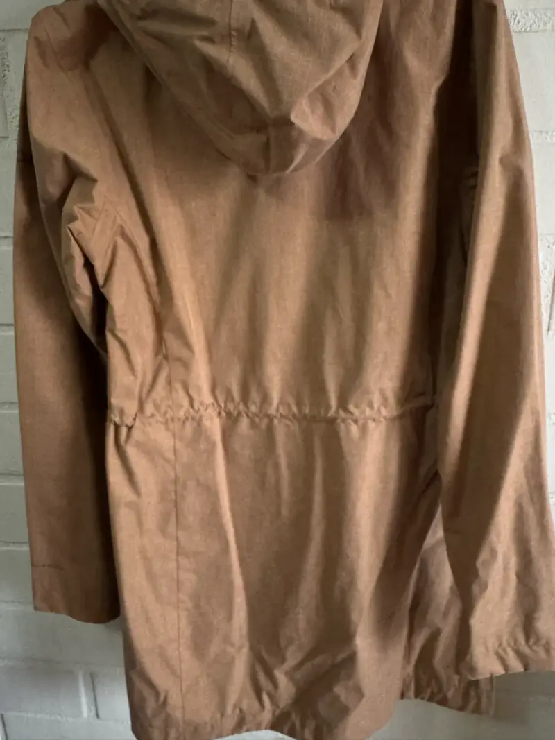 Chaqueta Columbia corta viento café - 4