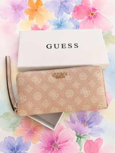 Cartera Guess beige elegante - miniatura 1