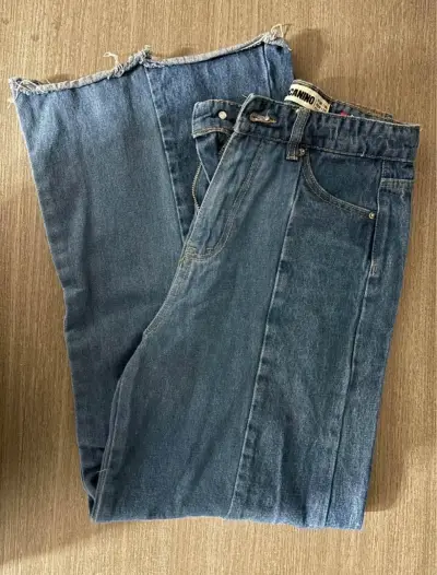 Jeans wide leg azul Americano 36 - miniatura 4