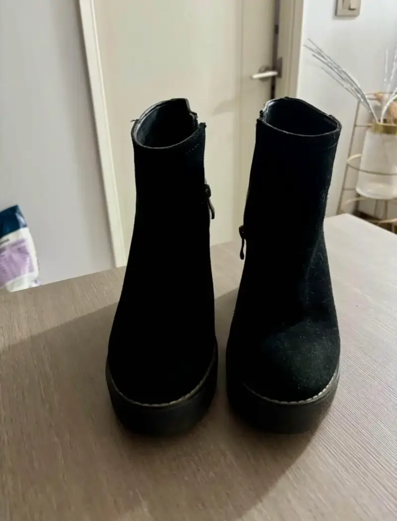 Botines negros de tacón alto - 2