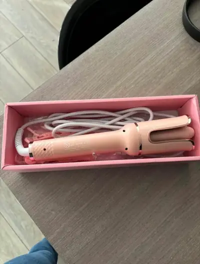 Onduladora de pelo automatica rosado - miniatura 2