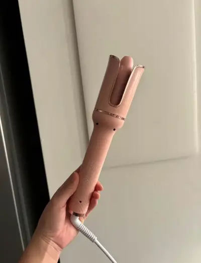 Onduladora de pelo automatica rosado - miniatura 3