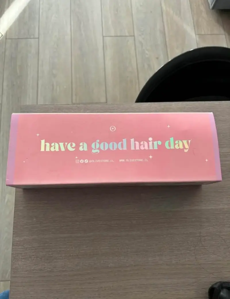Onduladora de pelo automatica rosado - 4
