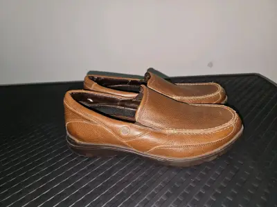 Mocasines de cuero marrón marca Guante - miniatura 1