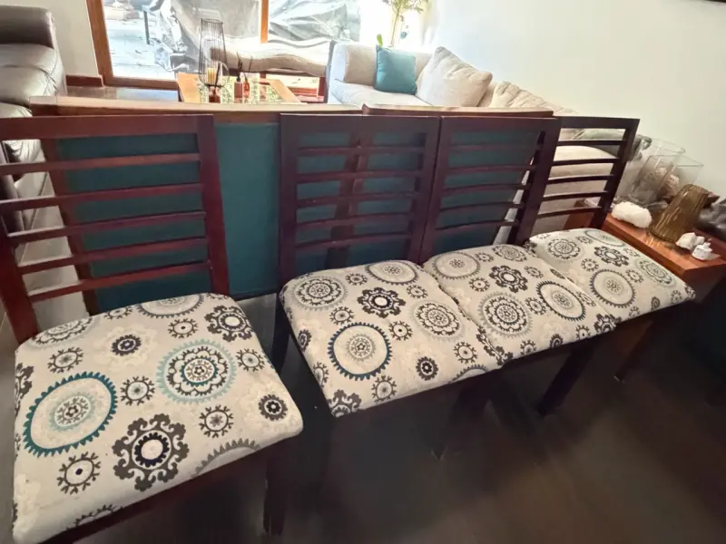 Sillas de comedor, usadas, 8 unid - 1