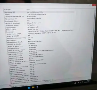 Microsoft Surface Pro 5 - Intel Core i7, 16GB RAM, - miniatura 2