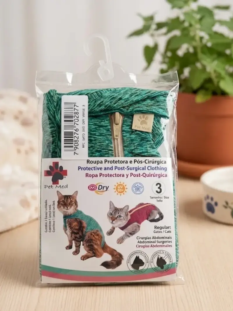 Ropa post-quirúrgica para gatos