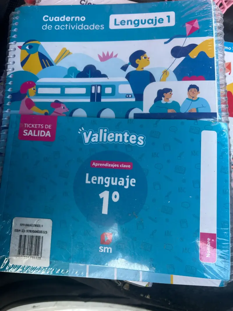 Libro escolar Lenguaje 1 - 2