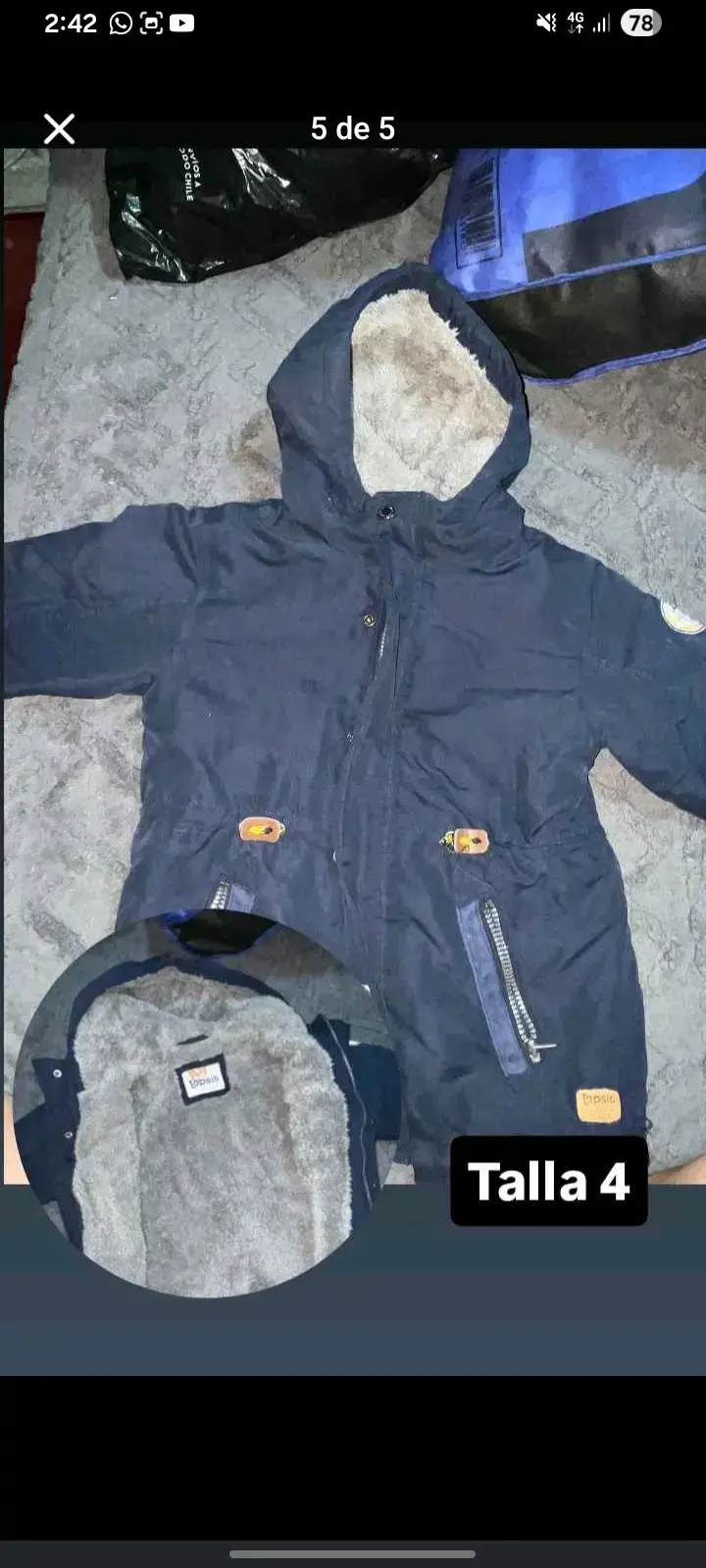 Chaqueta de franela infantil - 3