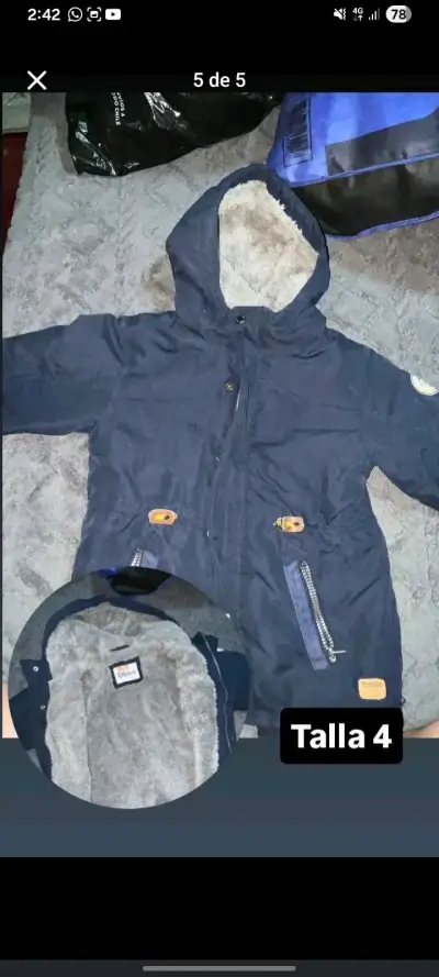 Chaqueta de franela infantil - miniatura 3
