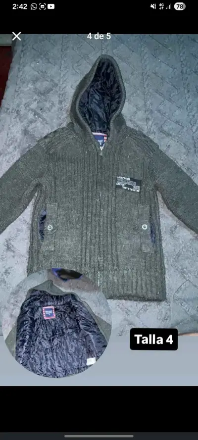 Chaqueta de franela infantil - miniatura 4