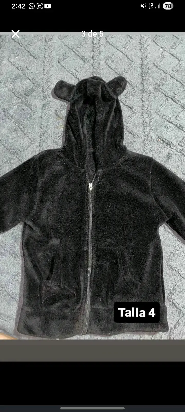 Chaqueta de franela infantil - 5