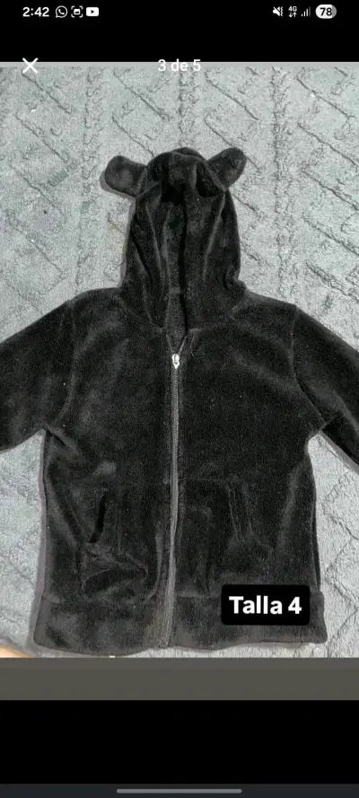 Chaqueta de franela infantil - miniatura 5