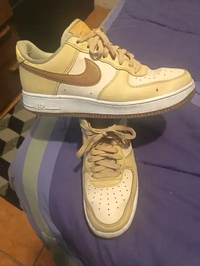 Zapatillas deportivas amarillo beige - miniatura 1