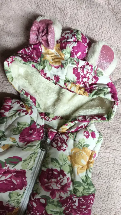 Chaqueta floral para bebé - miniatura 2