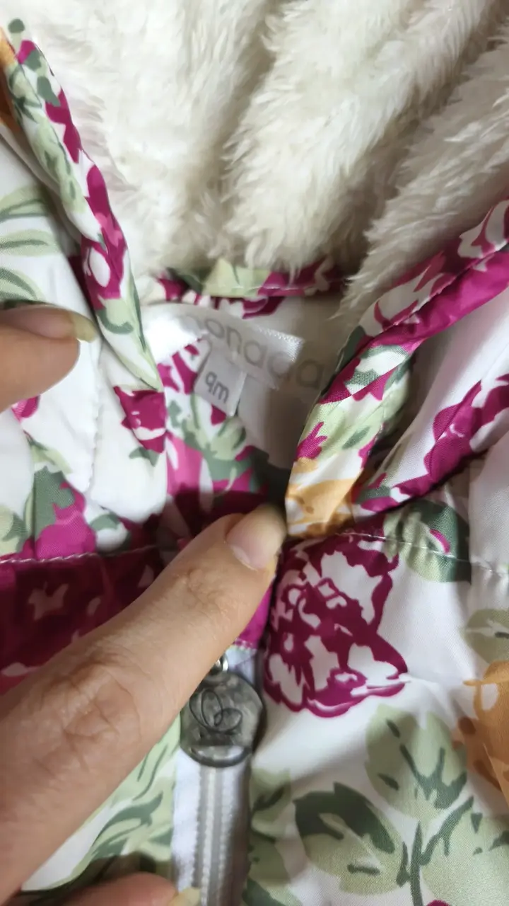Chaqueta floral para bebé - 3