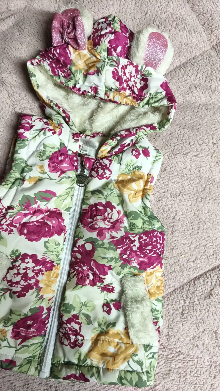 Chaqueta floral para bebé - 4