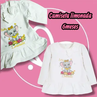 Camiseta de bebé estampado elefante - miniatura 1