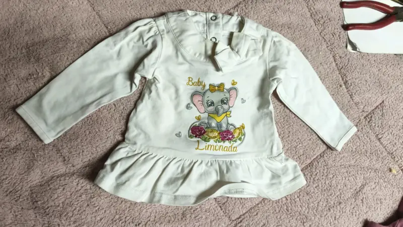 Camiseta de bebé estampado elefante - 2