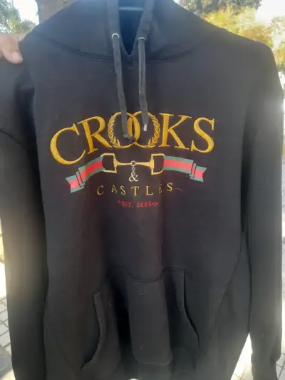 Polerón Crooks & Castles negro - miniatura 1