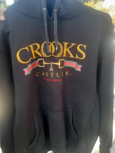 Polerón Crooks & Castles negro - miniatura 2
