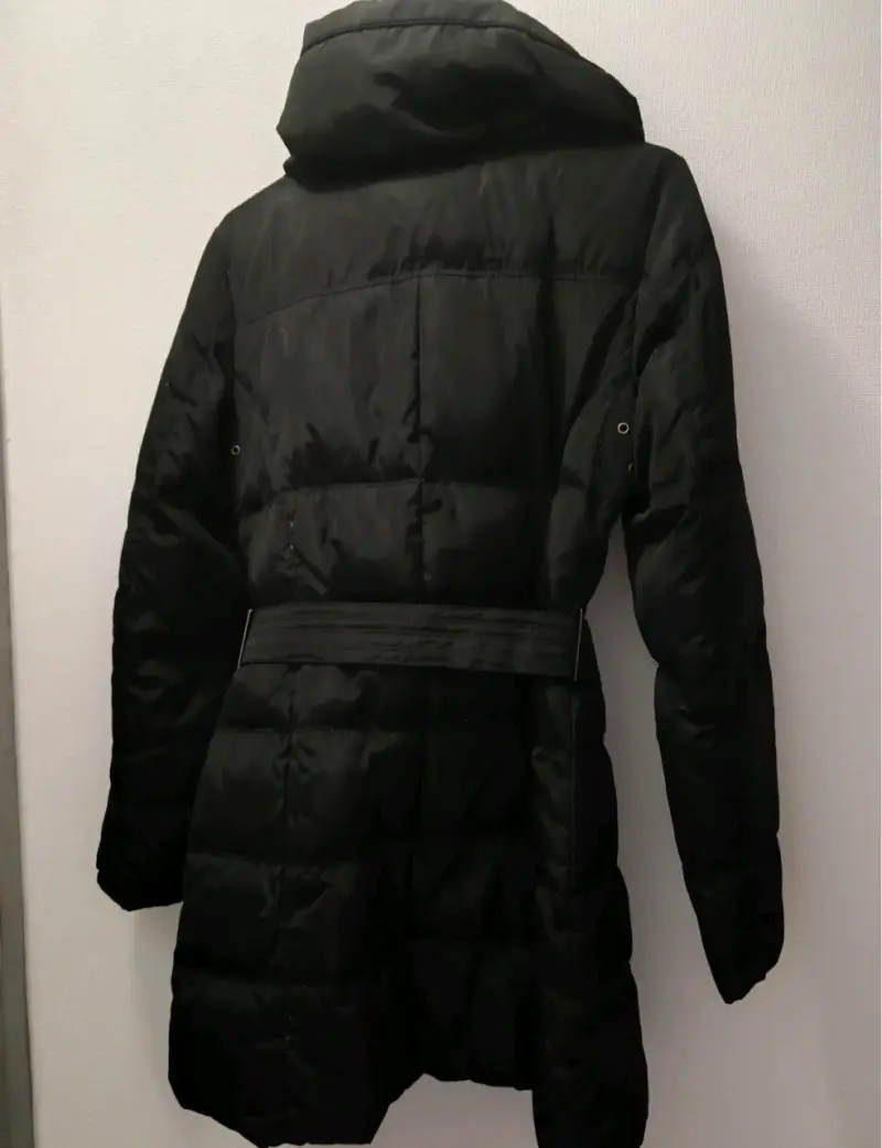Parka negra acolchada - 2