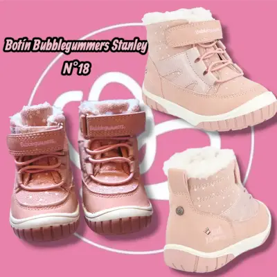 Botines Bubblegummers rosados talla 18 - miniatura 1