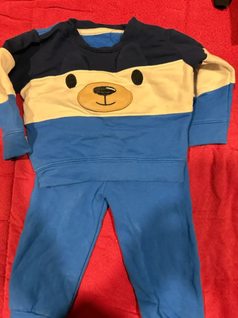 Conjunto infantil oso azul y amarillo - 2