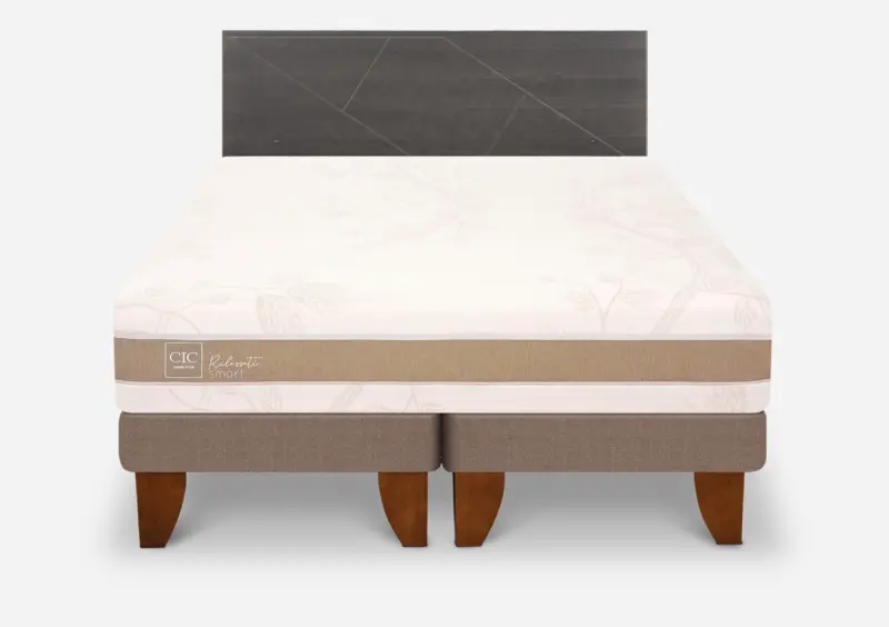 Colchón premium y cama Vic 2 plazas - 2