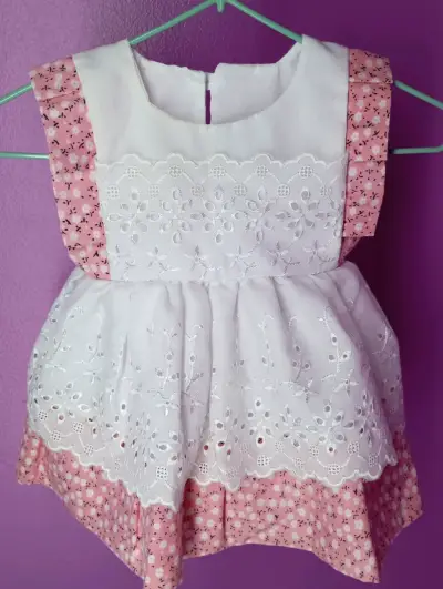Enterito de polar beige para bebé - miniatura 3