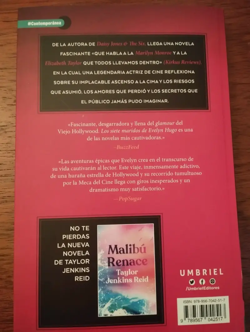Libro Los Siete Maridos de Evelyn Hugo - 3