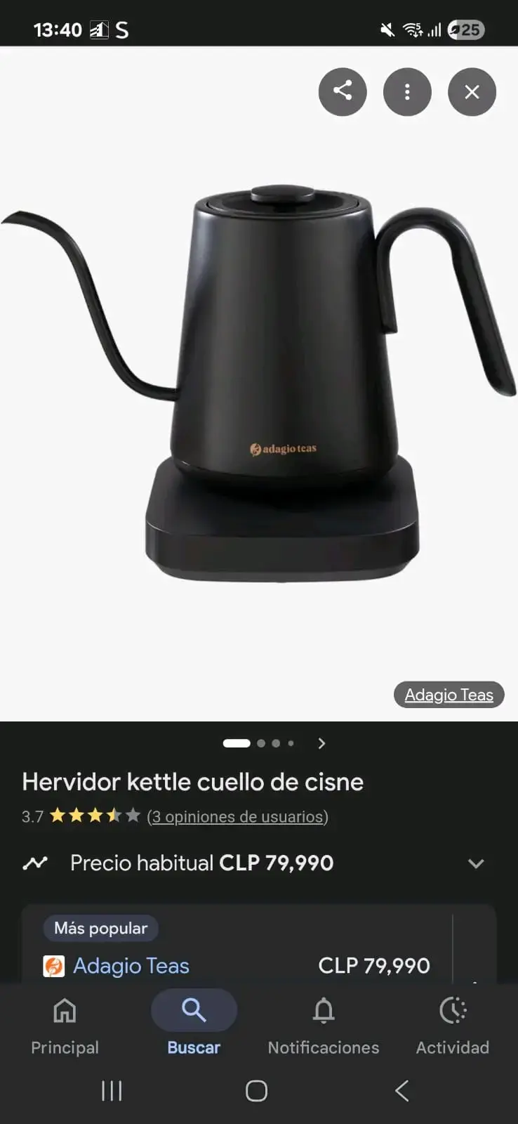 Botellas Adagio Teas con caja - 2