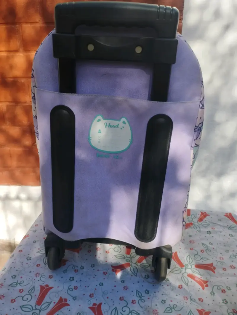 Mochila infantil estampado gato - 3