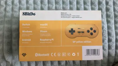 Control  8BitDo SN30 yellow edition. - miniatura 6
