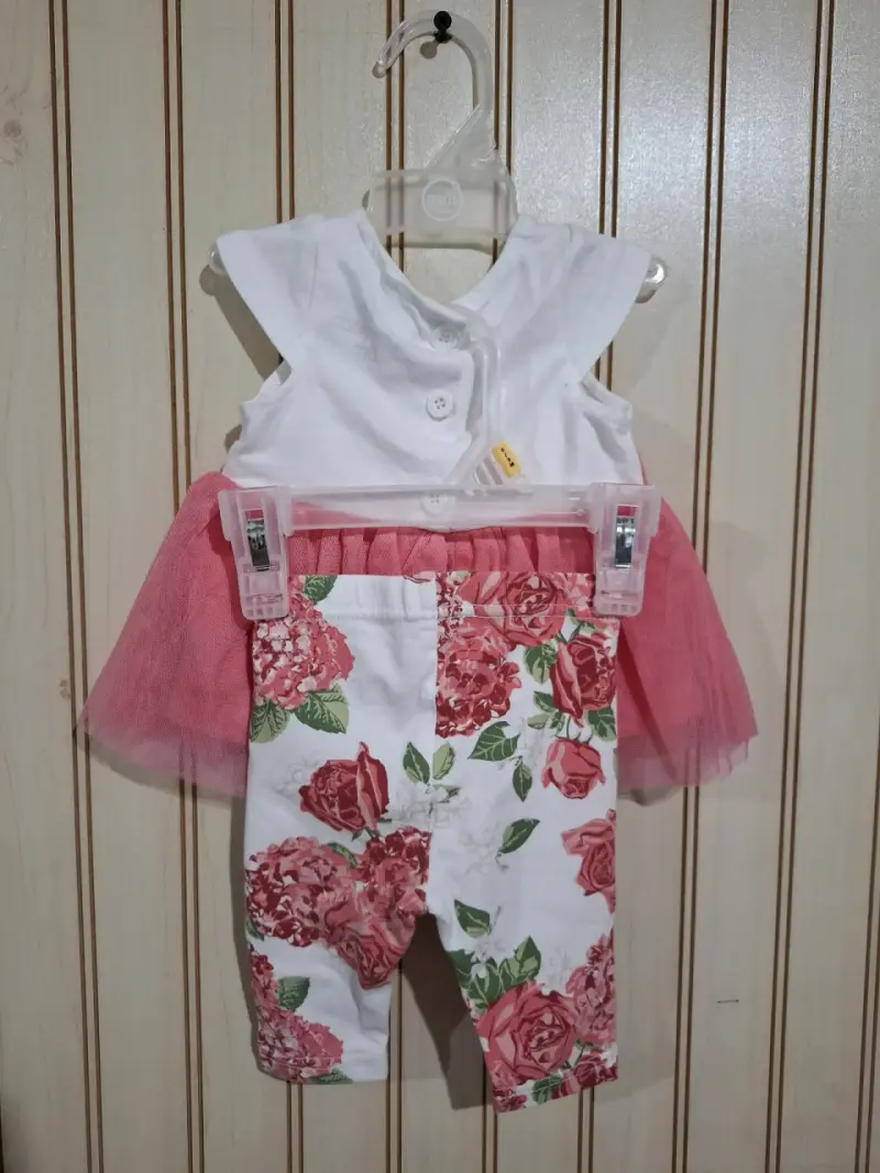 Vestido infantil con flores - 2