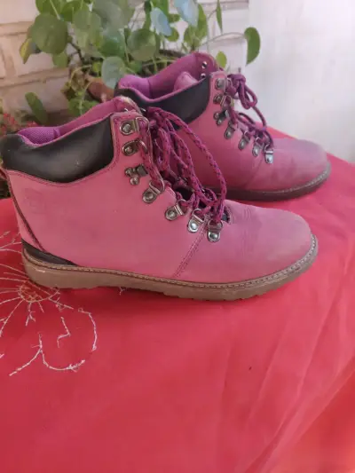 Botas de senderismo rosas - miniatura 2