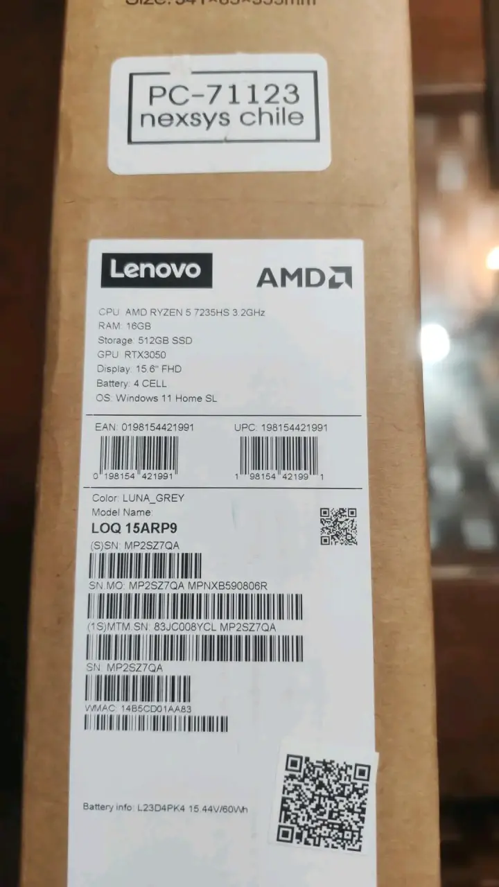 Notebook Lenovo LOQ 15.6 pulgadas - 6