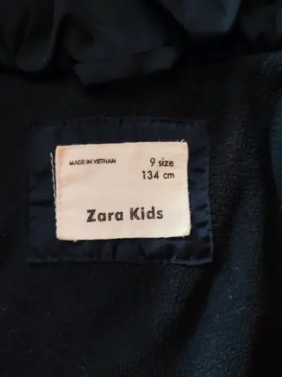 Parka Zara Kids azul marino - miniatura 1