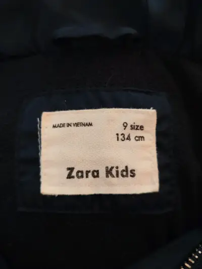 Parka Zara Kids azul marino - miniatura 3