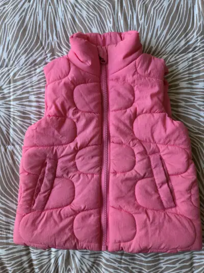 Parka rosado sin mangas - miniatura 1